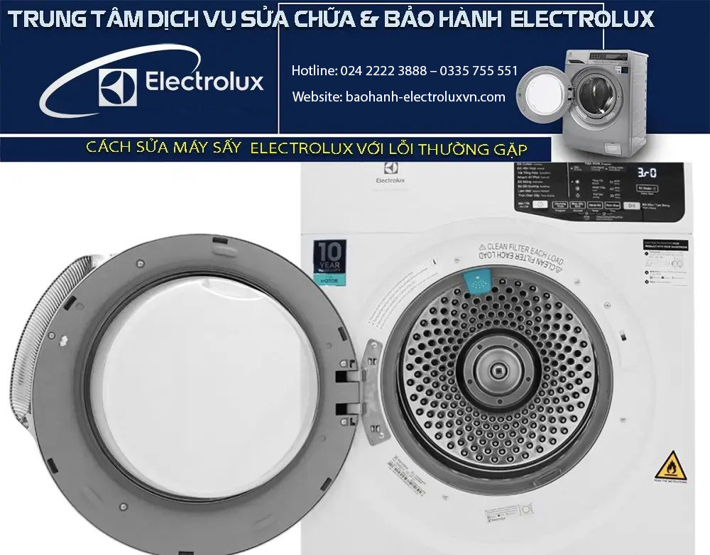 Sửa máy giặt Electrolux tại nhà